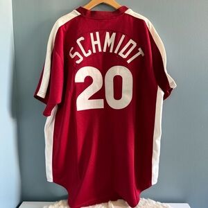 Mitchell & Ness Authentic Mike Schmidt Philadelphia Phillies Baseball Jersey